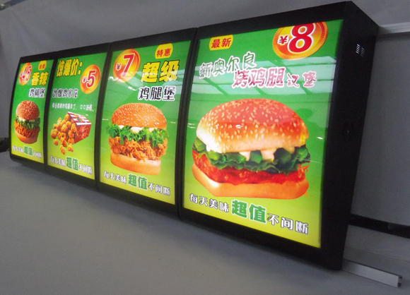 點餐燈箱
